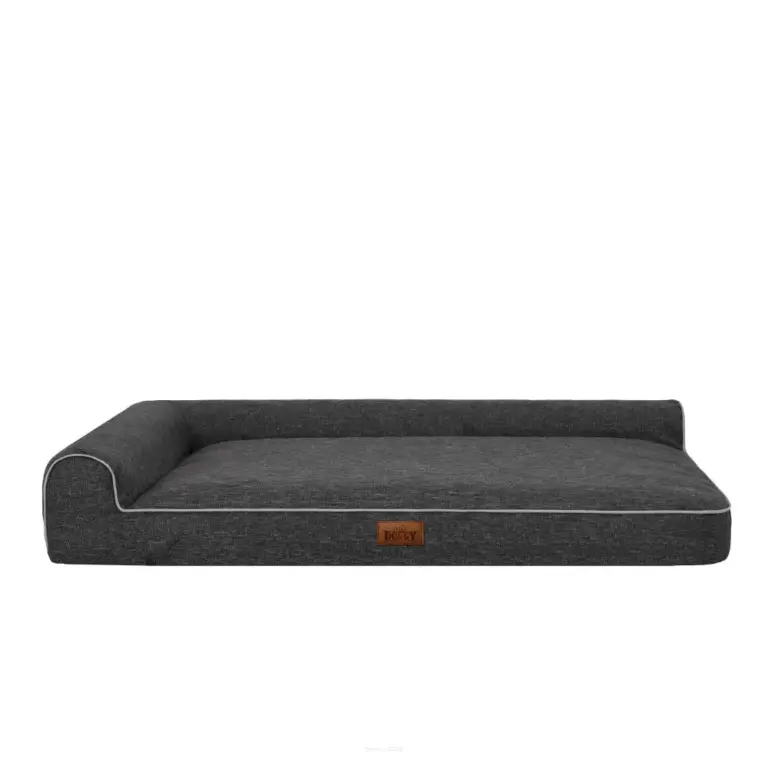 Materasso per cani Chaise Longue grigio antracite.
