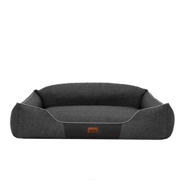 Cuccia per cani Oxford Antracite con accesso facile.