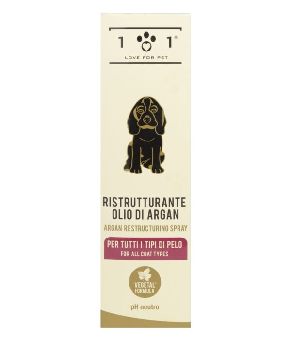 Spray Ristrutturante per cani all’olio di argan