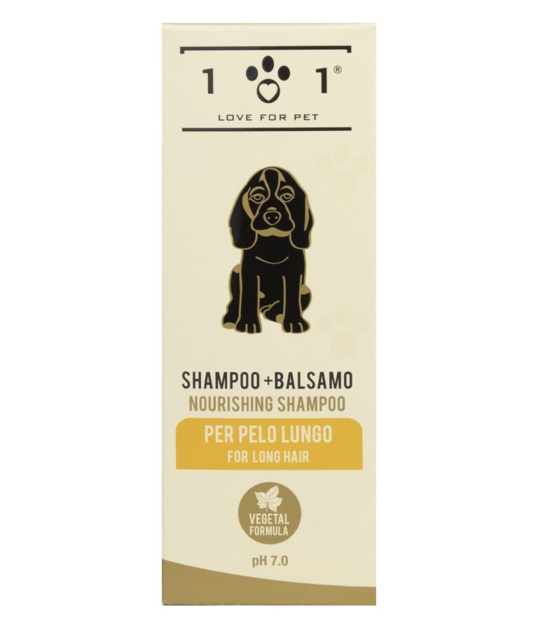 Shampoo+Blasamo per cani a pelo lungo