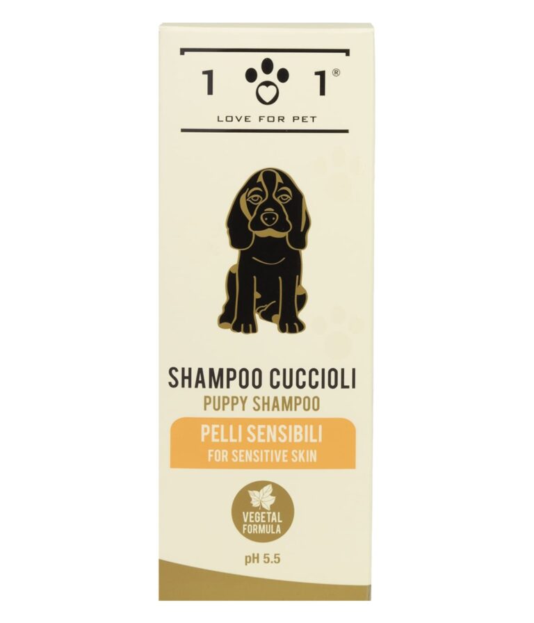 Shampoo per cuccioli e pelli sensibili