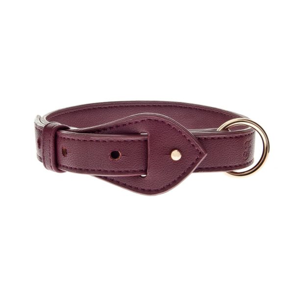 Collare per cani Mokka Bordeaux
