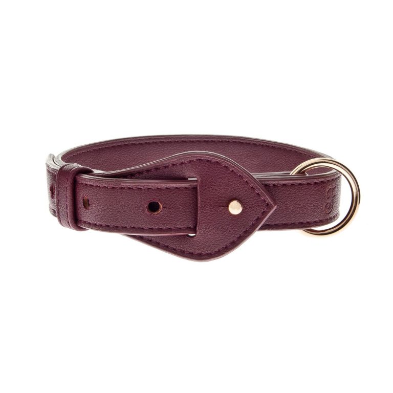 Collare per cani Mokka Bordeaux