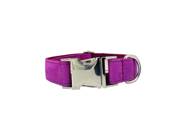Collare per cani Velvet Fucsia