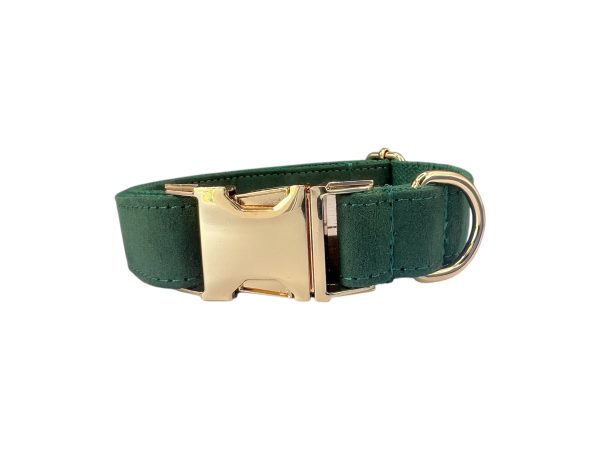 Collare per cani Velvet Verde