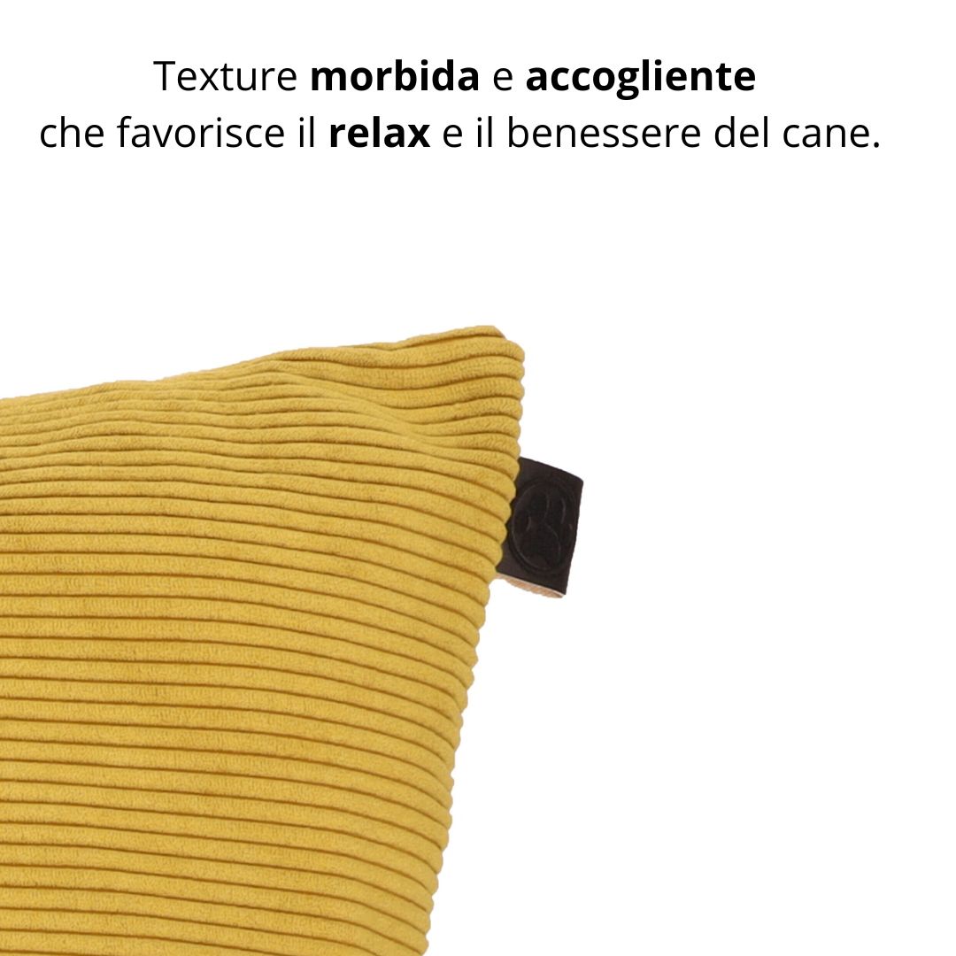 Cuscino per Cani Velvet Senape Soft - immagine 5
