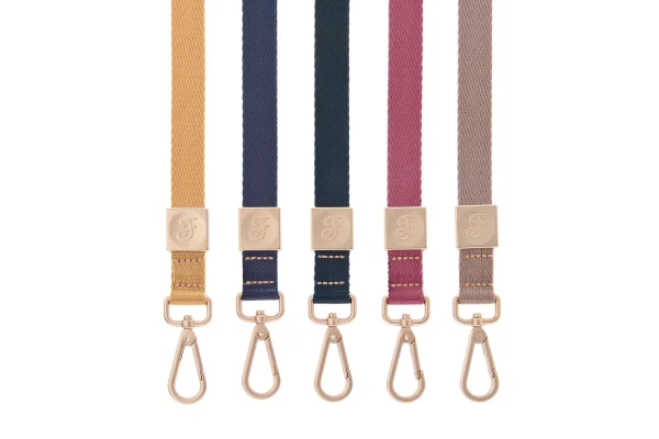 Guinzagli mida di tutti i colori : oro,beige,blu,corallo,verde con finiture in zamak