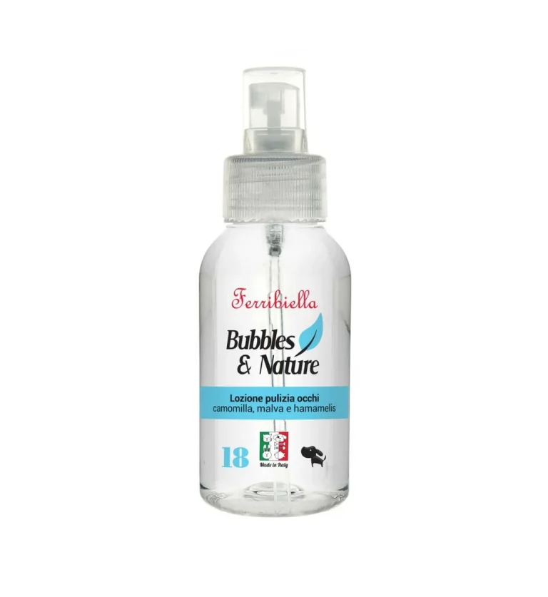 detergente per la pulizia degli occhi dei cani 100ml