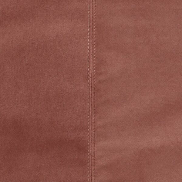 Orlo del materasso per cani in velluto color rosa blush