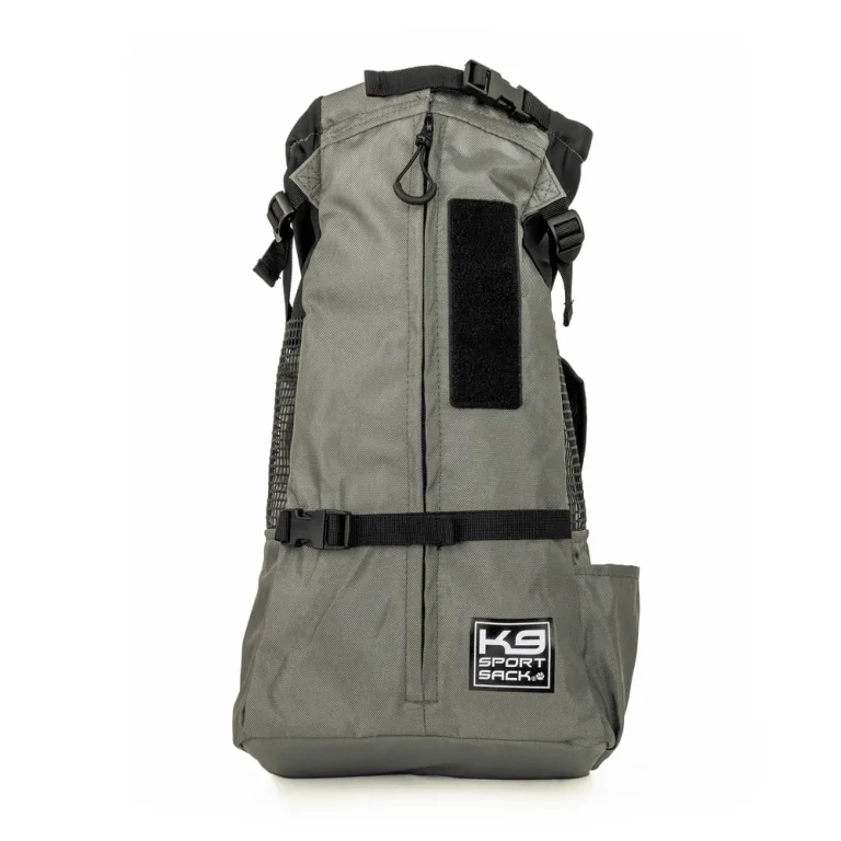 zaino trasportino per cani sport sack k9 colore grigio