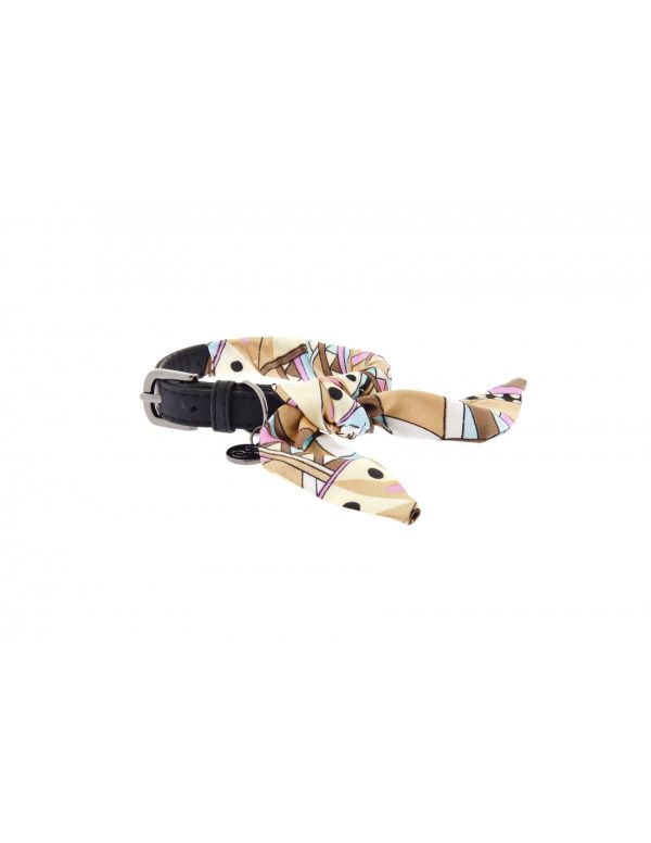 collare aida, con inserto foulard
